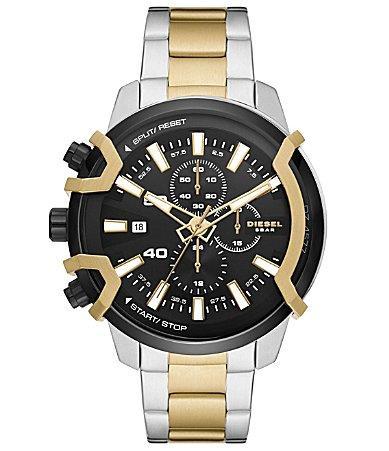 Diesel Mens Griffed Chronograph Two-Tone Stainless Steel Watch Product Image