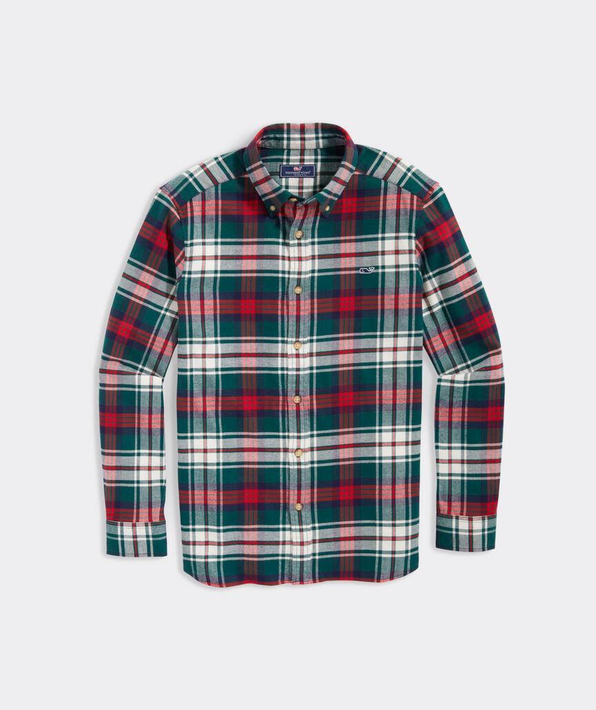 Stretch Flannel Tartan Shirt Product Image