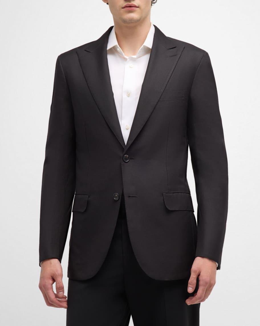 Mens Silk Twill Blazer Product Image