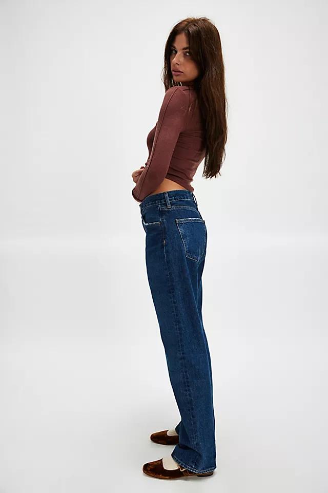 AGOLDE Fran Low-Slung Straight Jeans Product Image