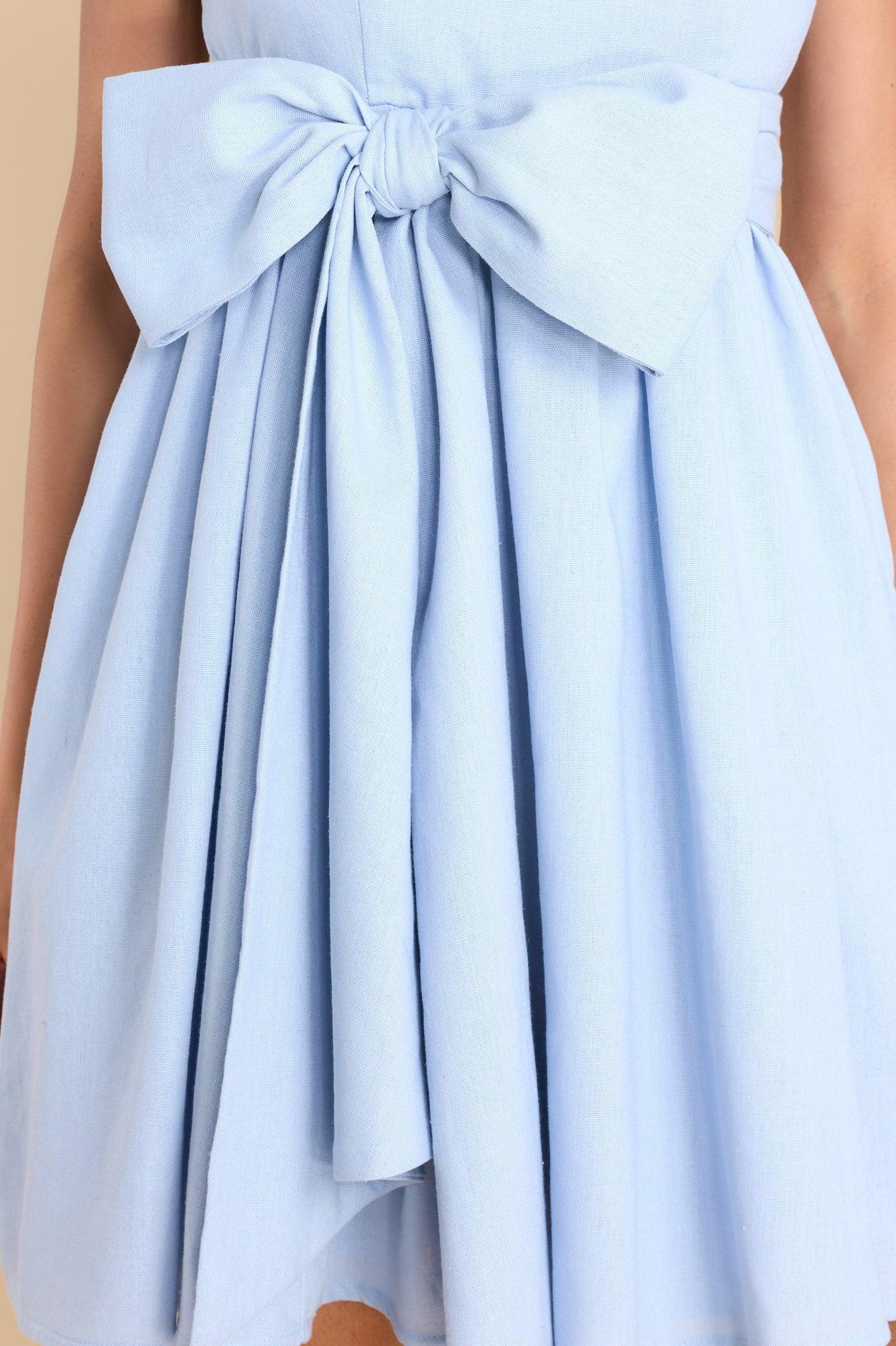 Aura Take The High Road Light Blue Dress Product Image