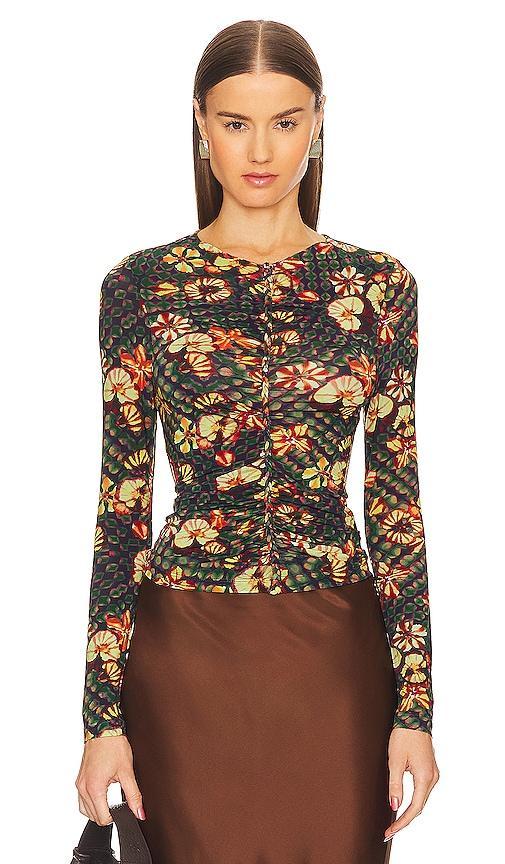 Ulla Johnson Ricci Top in Green Product Image