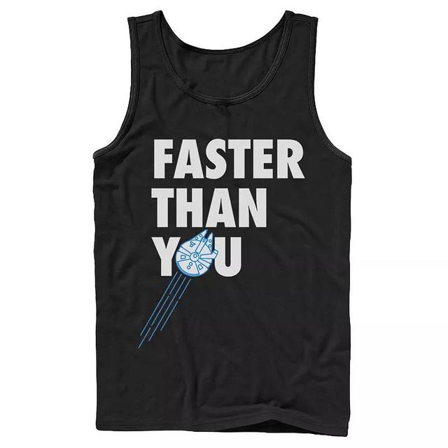 Mens Star Wars Faster Than You Quote Tank Top Product Image