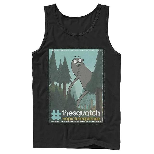 Mens Cartoon Network We Bare Bears Charlie The Squatch Hashtag Tank Top Product Image