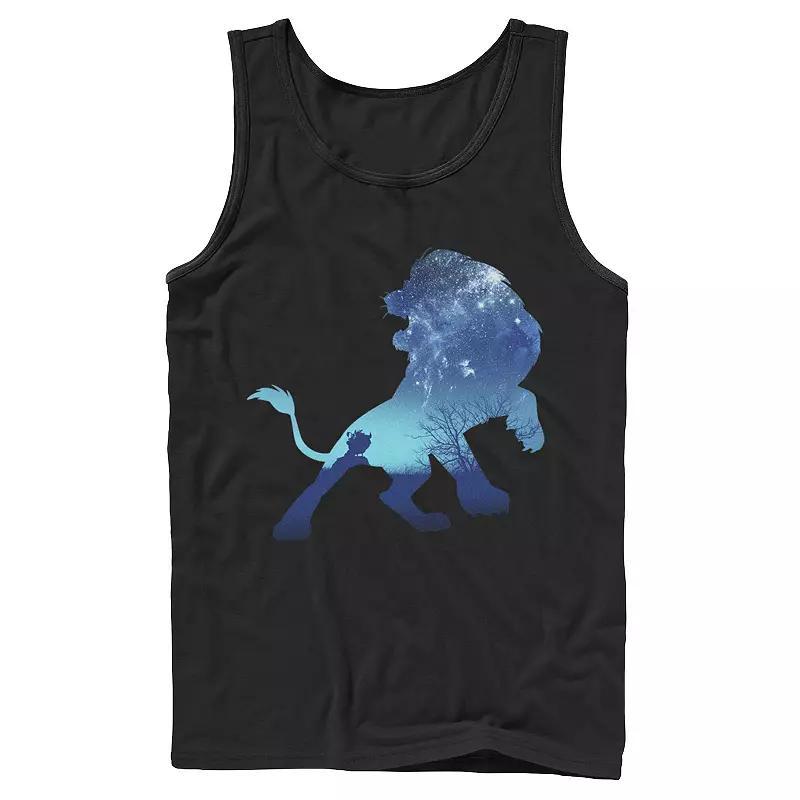 Disneys The Lion King Simba Mens Sky Silhouette Tank Top Product Image