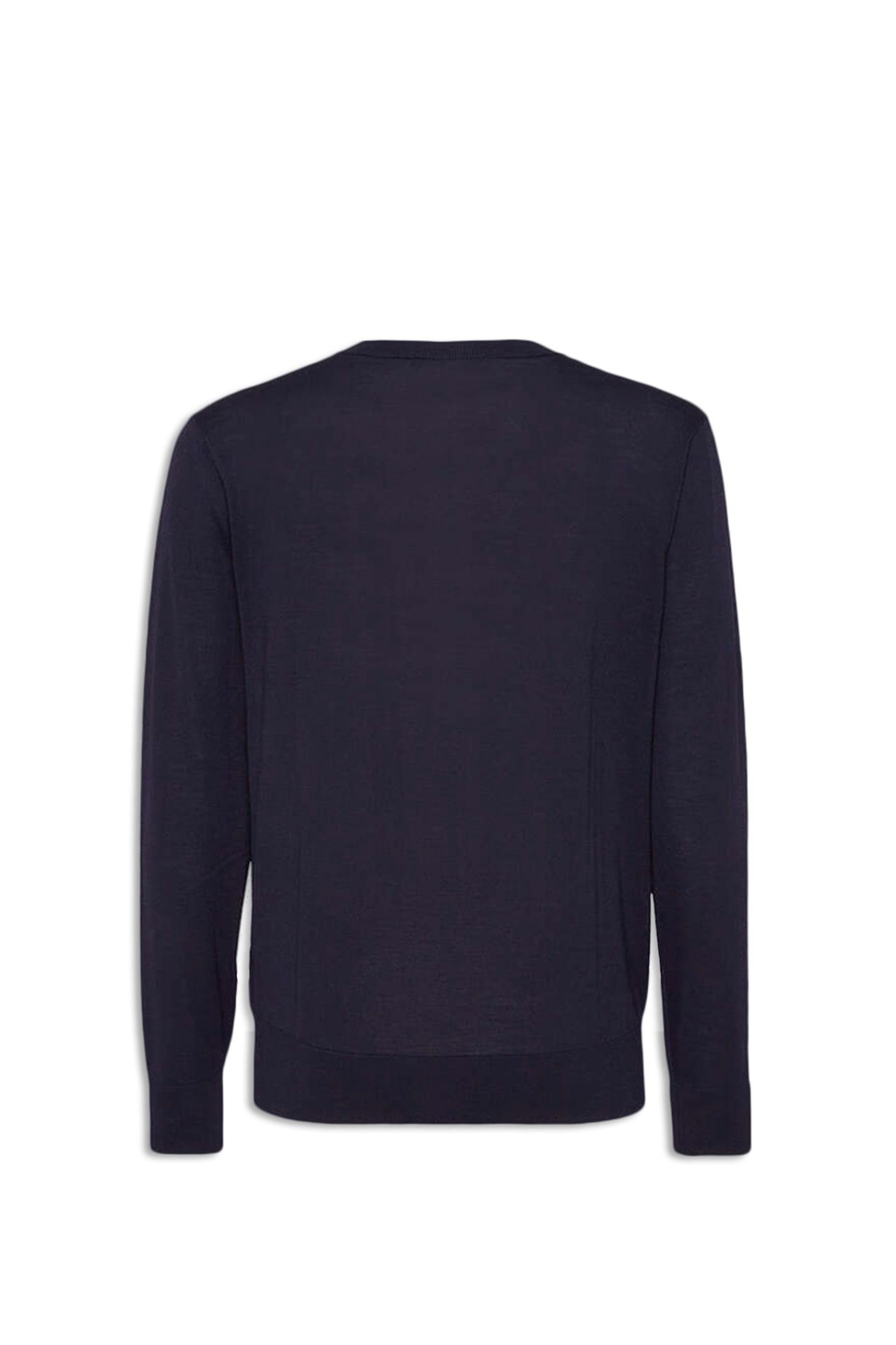 DSQUARED2 Fine-knit Crew-neck Jumper In Blue Product Image