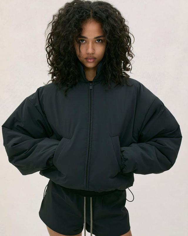 WOMENS NYLON SHELL BOMBER Female Product Image