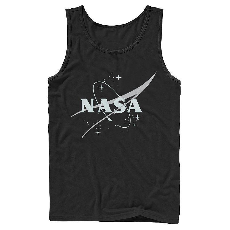 Mens NASA Simple Streaks And Stars Logo Graphic Tank Top Product Image