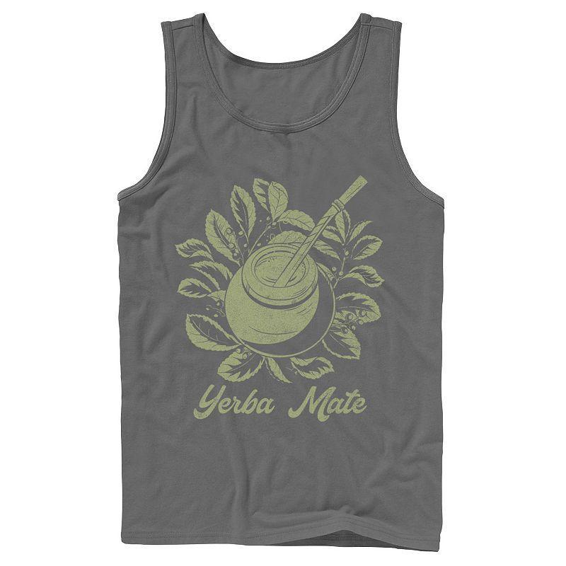 Mens Yerba Mate Tank Top Grey Product Image