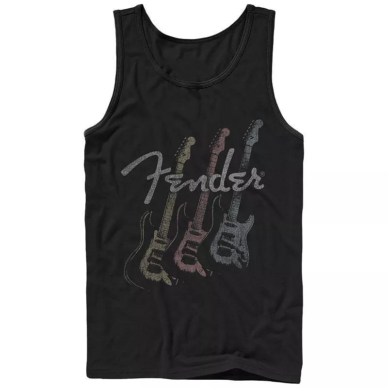 Mens Fender Triple Guitar Graphic Tank Top Product Image