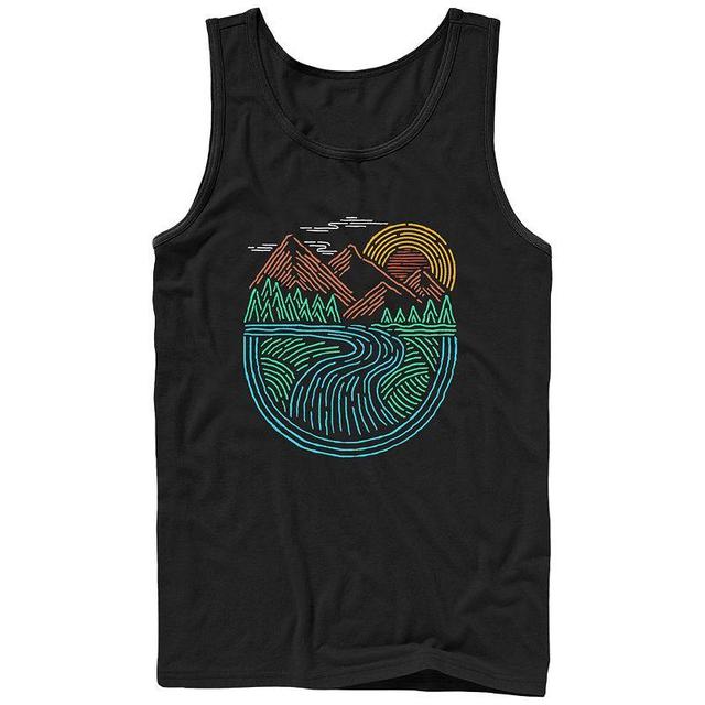 Mens Nature Landscape Graphic Tank Top Product Image