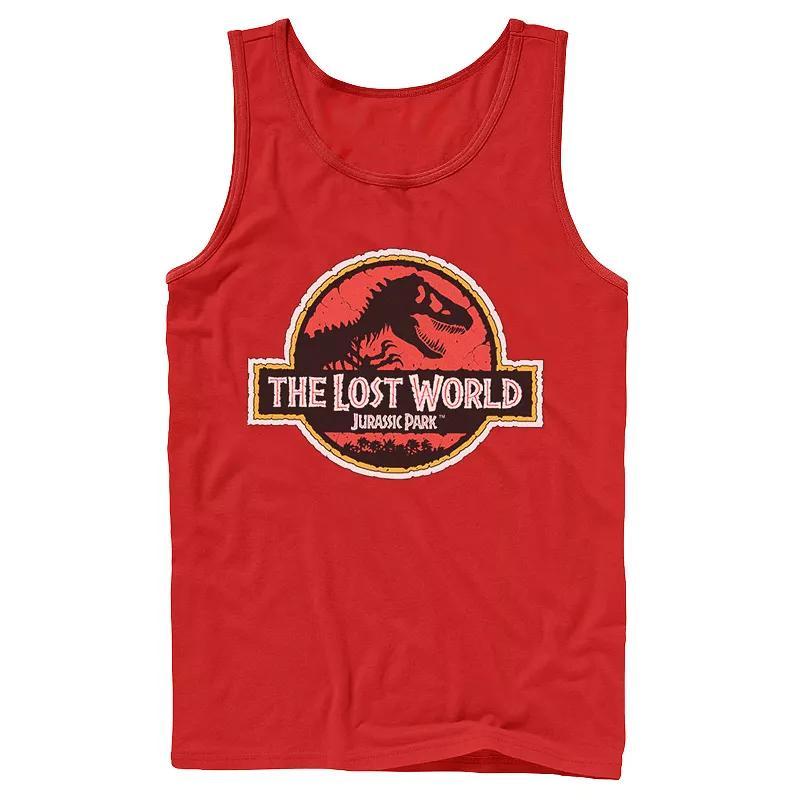 Mens Jurassic Park The Lost World Movie Logo Tank Top Product Image