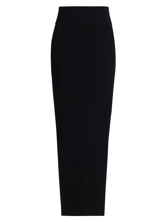 Womens Larisa Rib-Knit Maxi Skirt Product Image