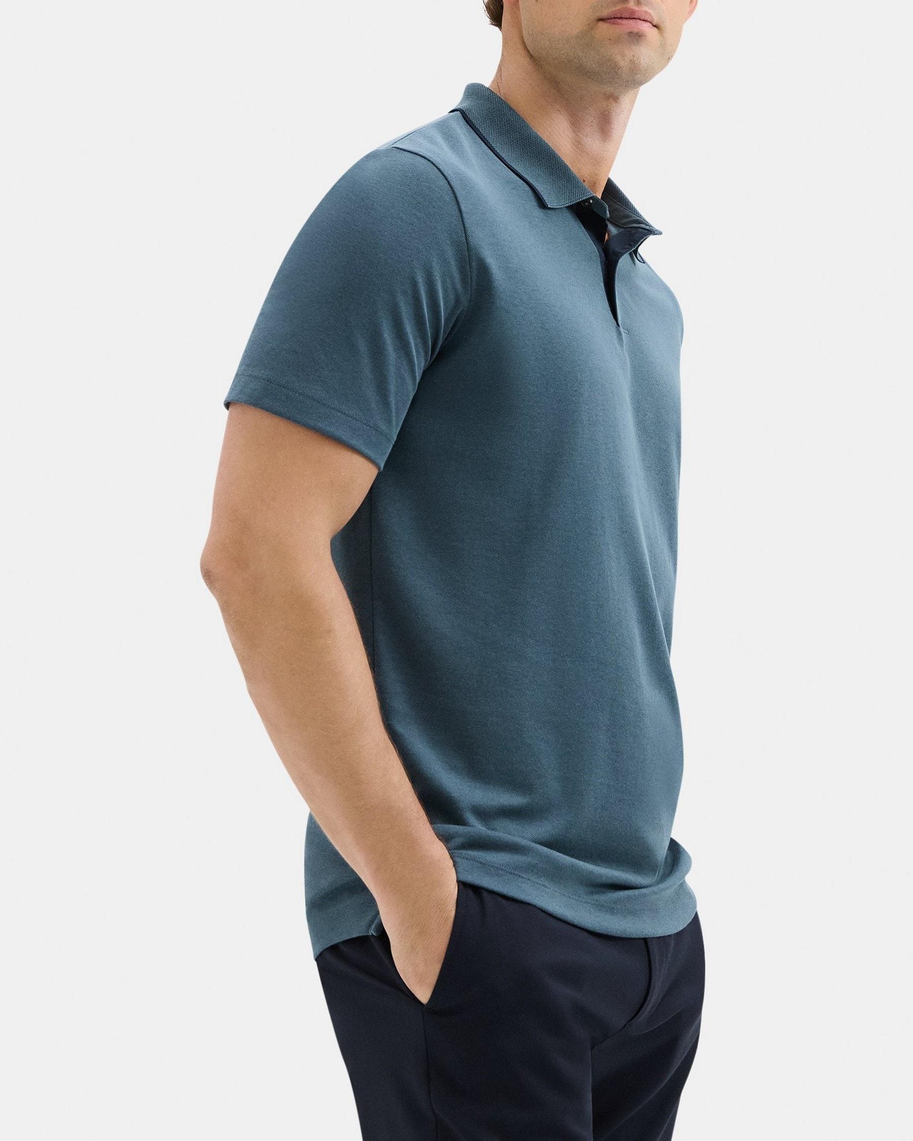 Standard Polo in Piqué Cotton Product Image