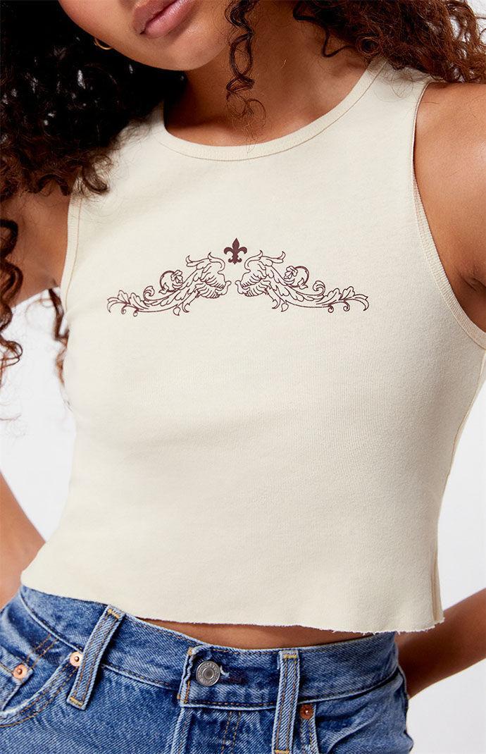 Golden Hour Womens Fleur Angel Wings Tank Top Product Image