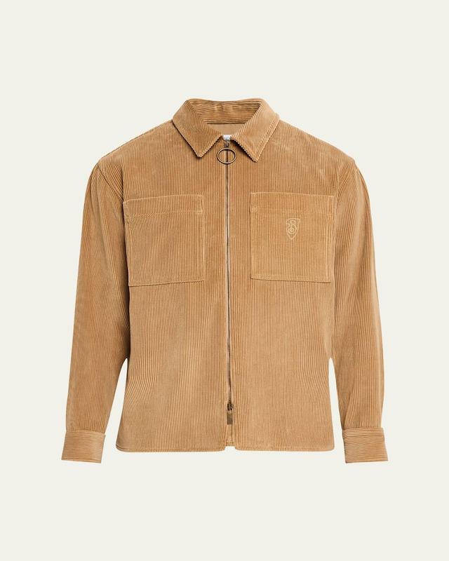 Mens Corduroy Zip Overshirt Product Image