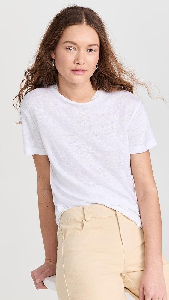 Vince Drop Shoulder Crew Neck Top | Shopbop Product Image