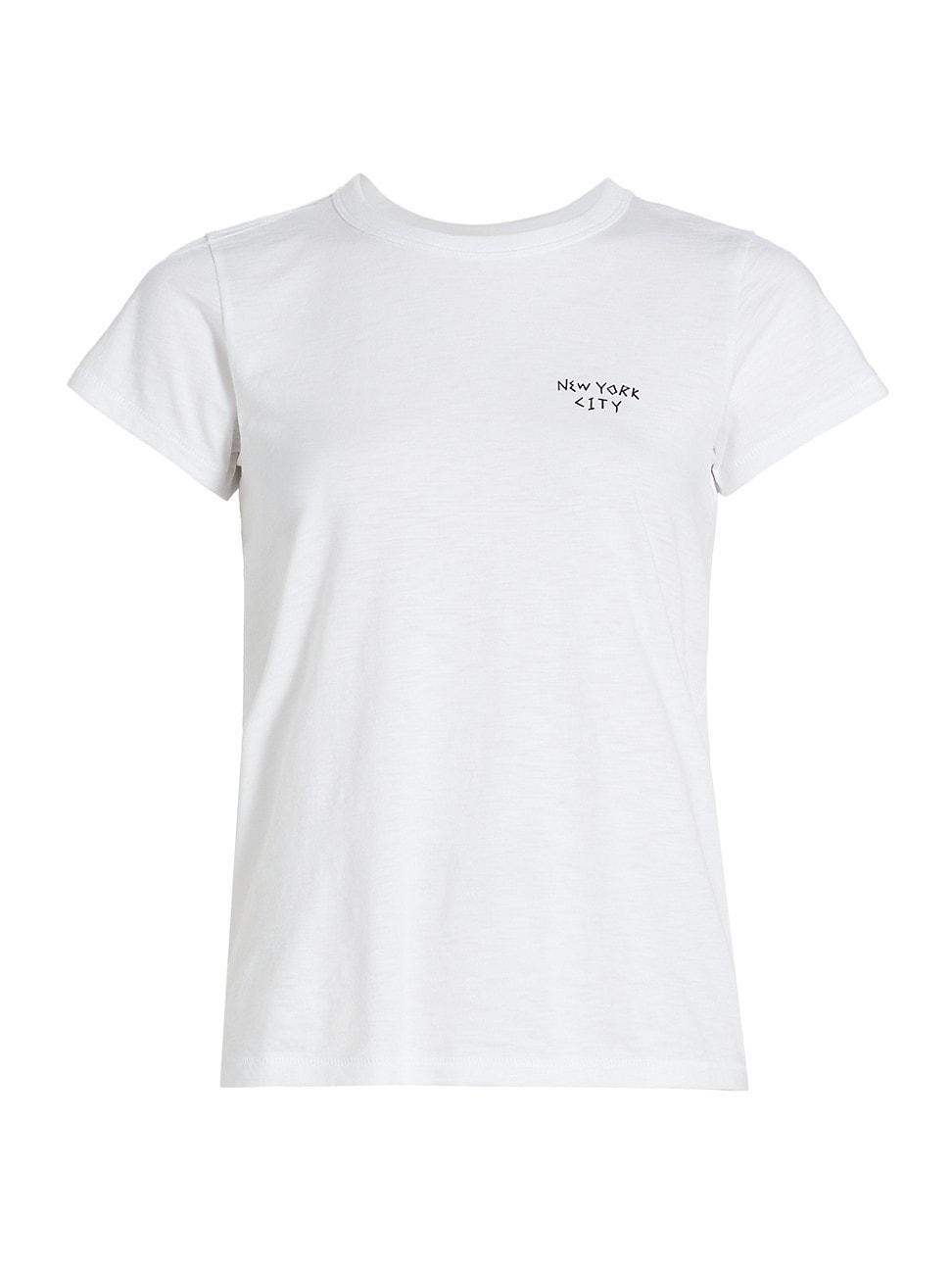 Womens NYC Cotton Crewneck T-Shirt Product Image