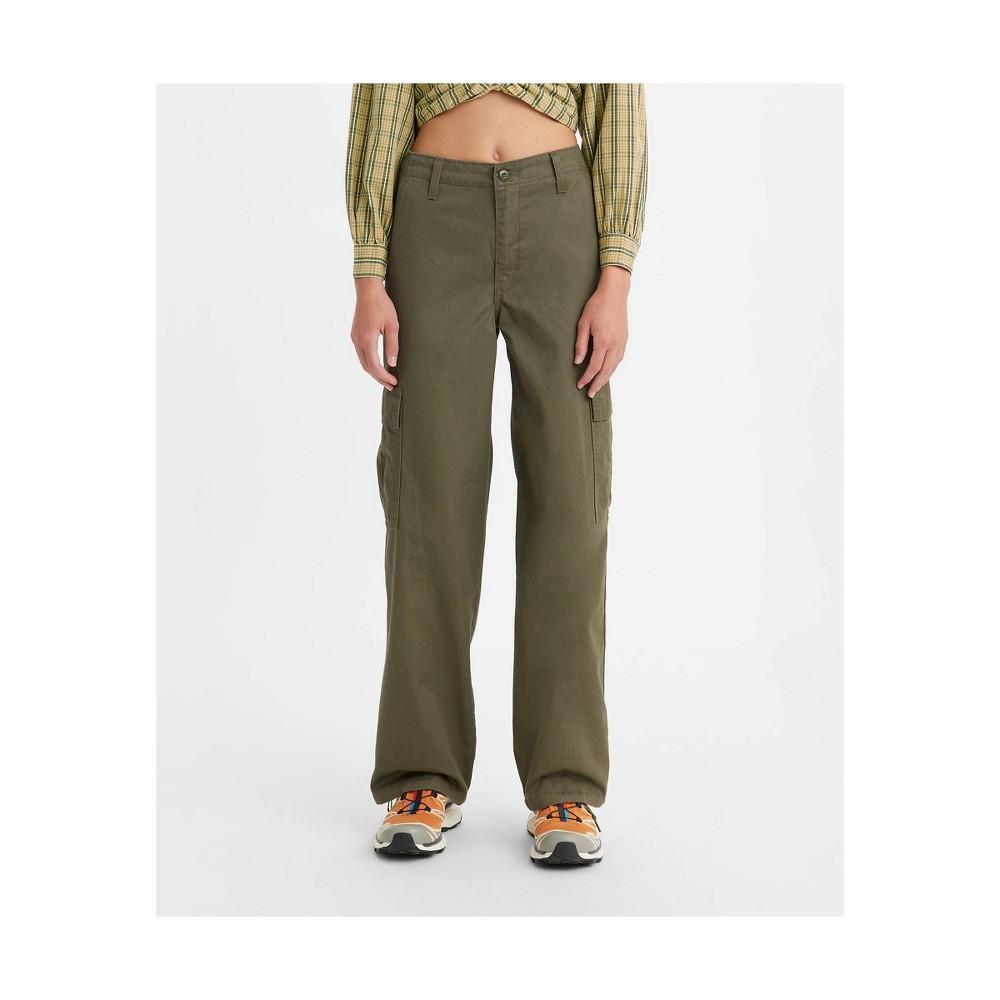 Womens Levis 94 Baggy Cargo Pants Rose Brown Product Image