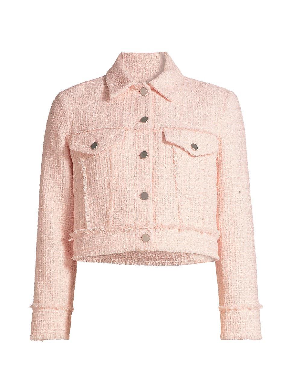 Womens Chloe Tweed Crop Jacket Product Image