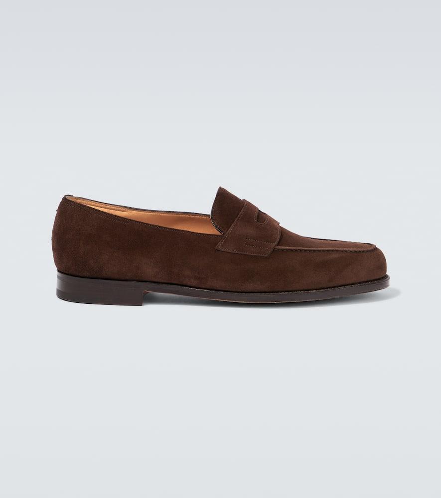 Lopez Suede Loafers In Brown Product Image