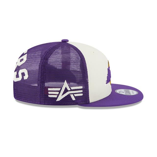 Alpha Industries X Los Angeles Lakers 9FIFTY Snapback Hat Male Product Image