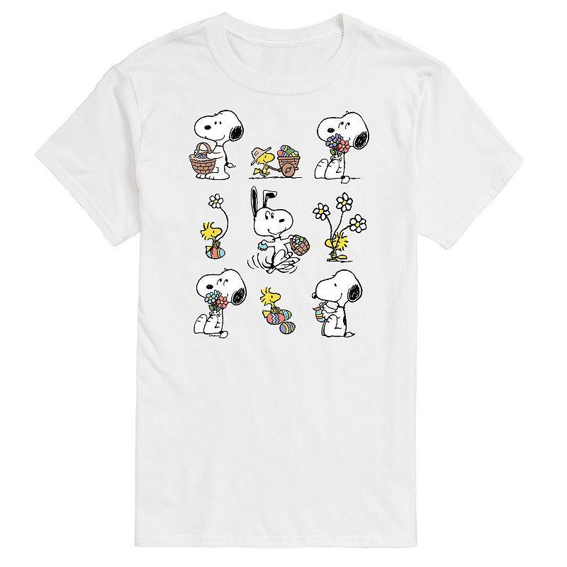 Mens Peanuts Snoopy Woodstock Spring Graphic Tee Product Image