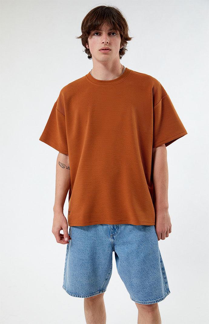 Men's Ribbed Oversized T-Shirt - Product Image