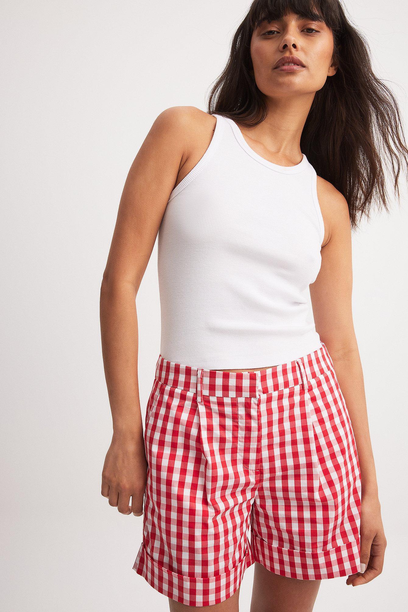 Checked Shorts Product Image