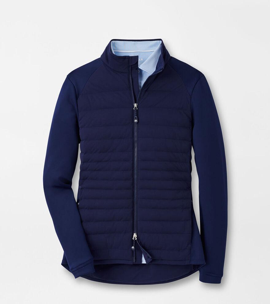 Peter Millar Angelo Womens Merge Hybrid Jacket | Color: Navy | Size: S Product Image