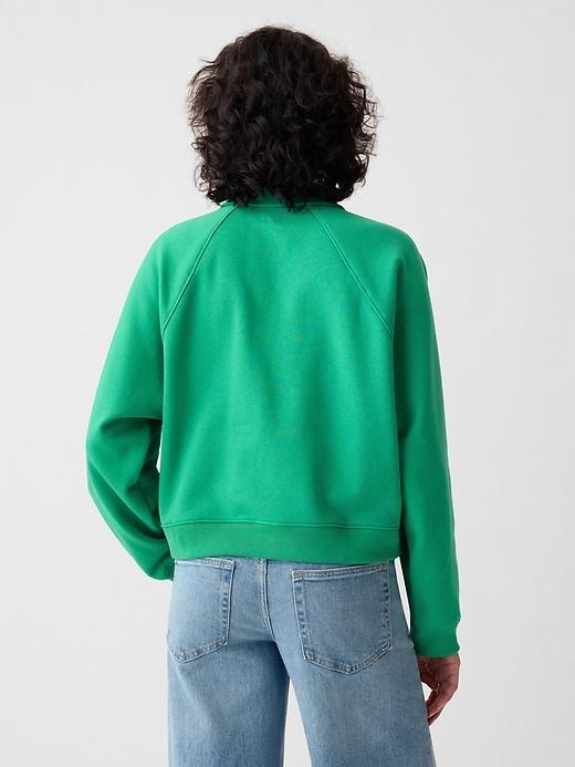 Vintage Soft Cropped Half-Zip Pullover Product Image