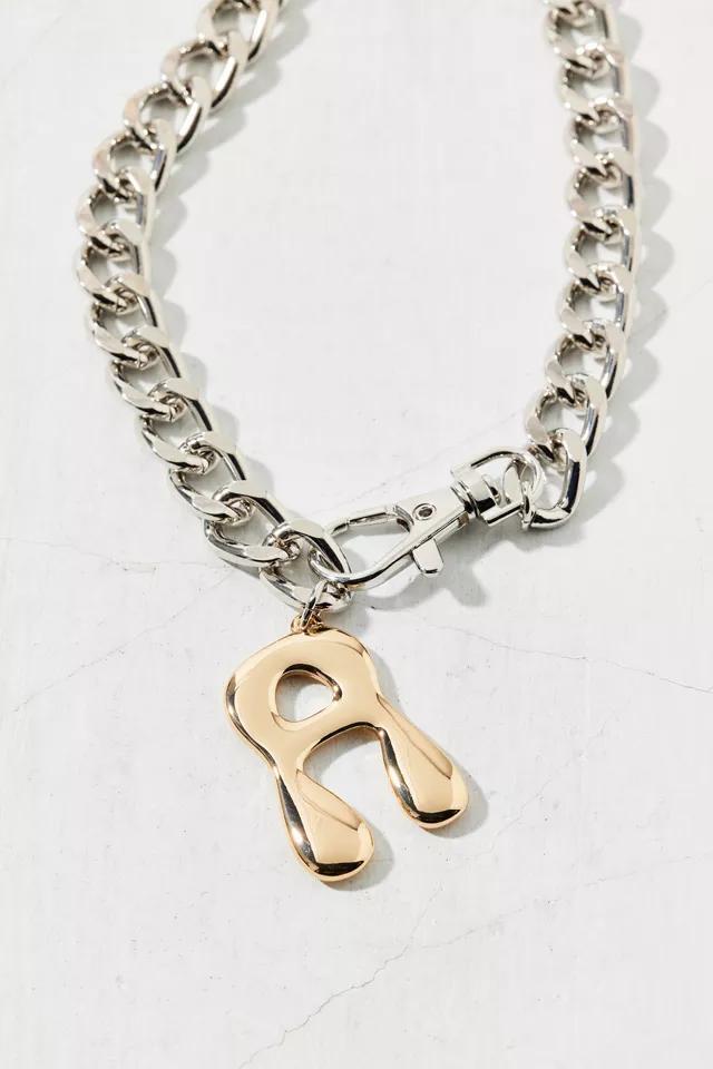 Initial Chunky Chain Necklace Product Image