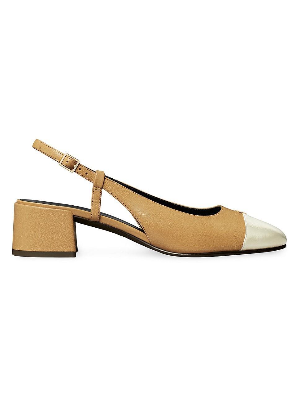 Tory Burch Cap-Toe Slingback 45mm (Perfect /Perfect ) Women's Shoes Product Image