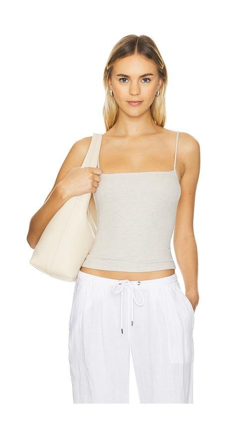 Ribbed Skinny Tank Top Product Image