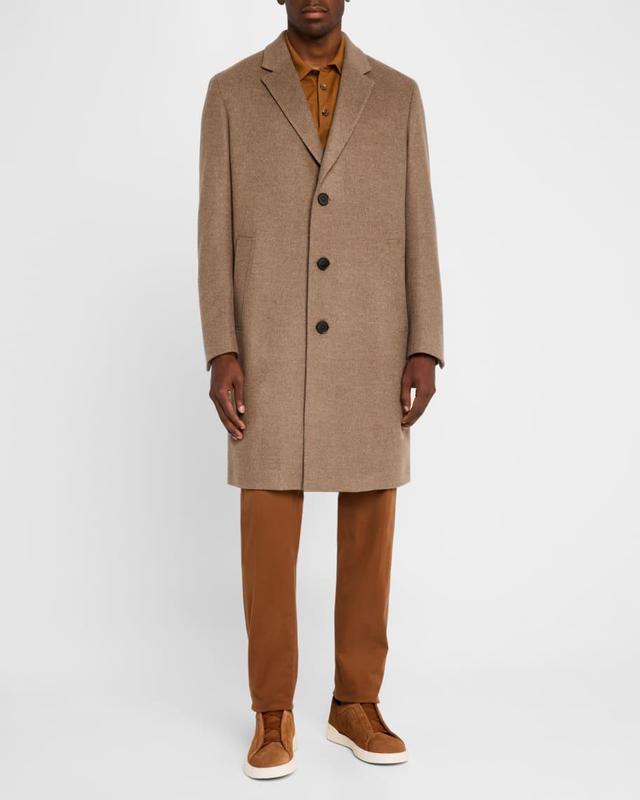 Men's Trofeo Wool-Cashmere Overcoat Product Image