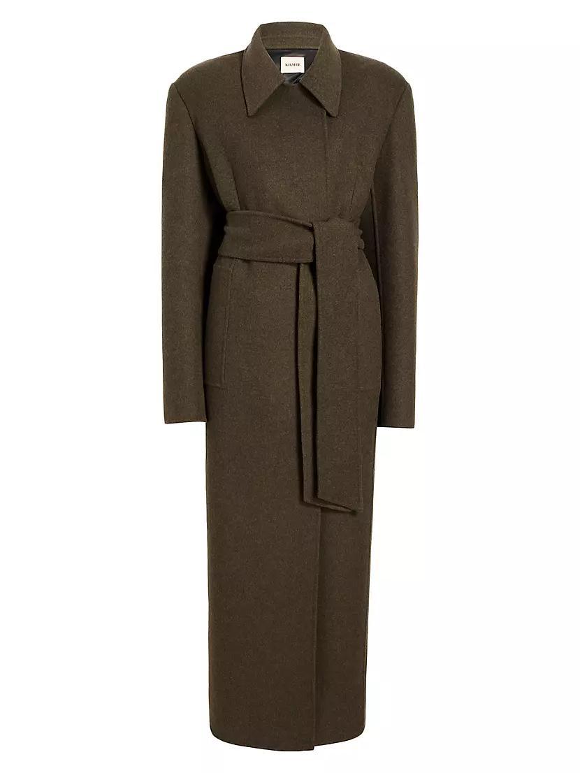 Lea Wool Belted Coat Product Image