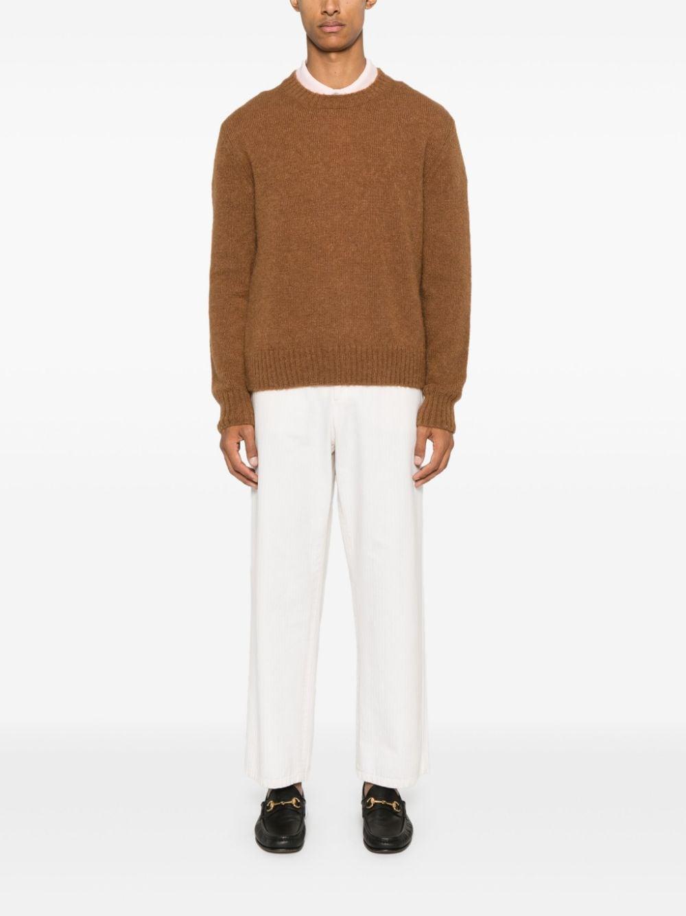 TOM FORD Alpaca-blend Sweater In Brown Product Image