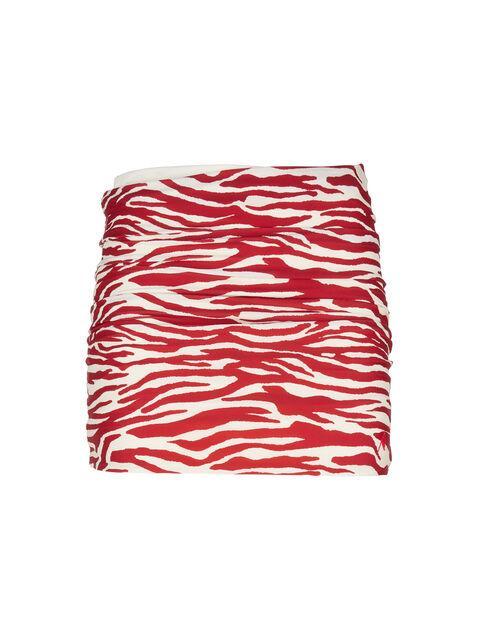 Red and milk mini skirt Product Image