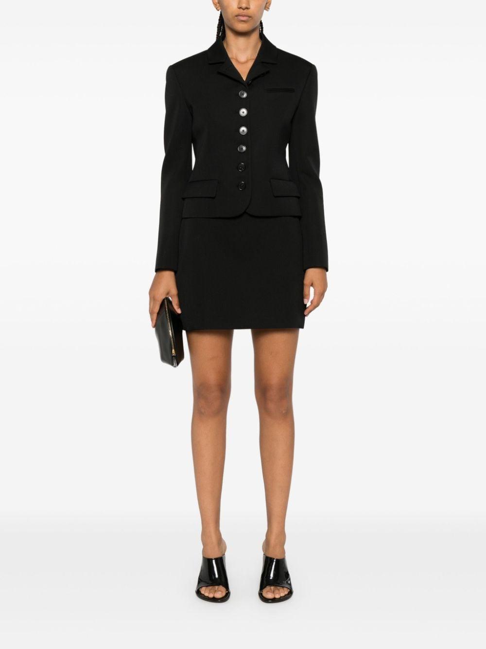 THE ROW Anouk Wool Miniskirt In Blk Black Product Image