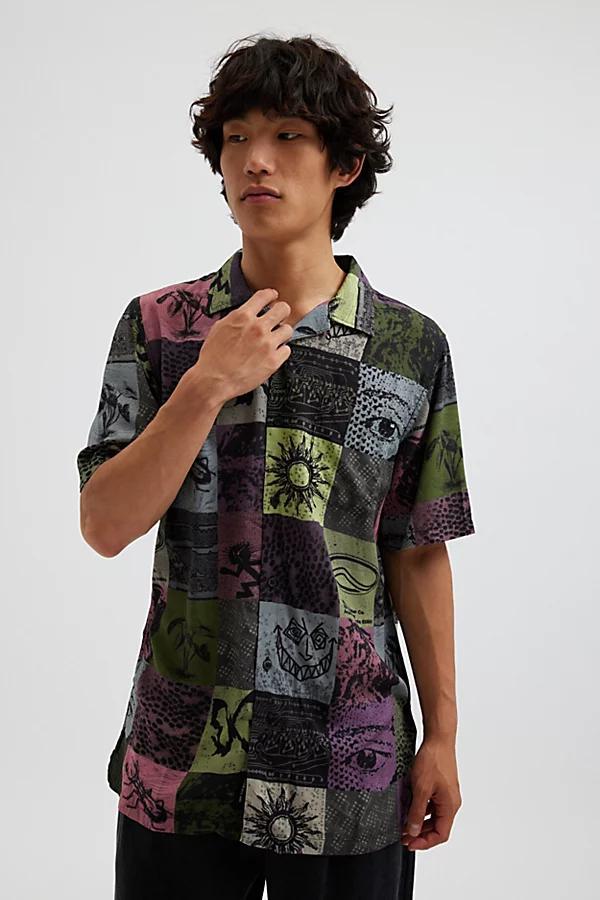 Vans Classic Camp Collar Shirt Top Mens at Urban Outfitters Product Image