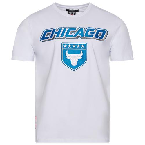 Pro Standard Mens Bulls Military SJ T-Shirt - White/Blue Product Image