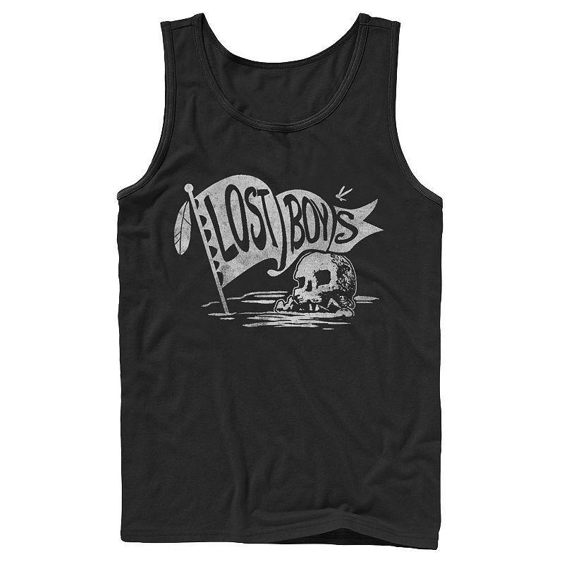 Mens Disneys Peter Pan The Lost Boys Skull Clan Banner Tank Top Product Image