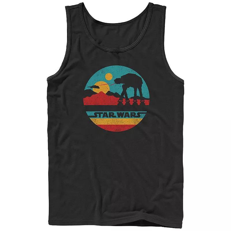 Mens Star Wars Sunset Fight Graphic Tank Top Product Image