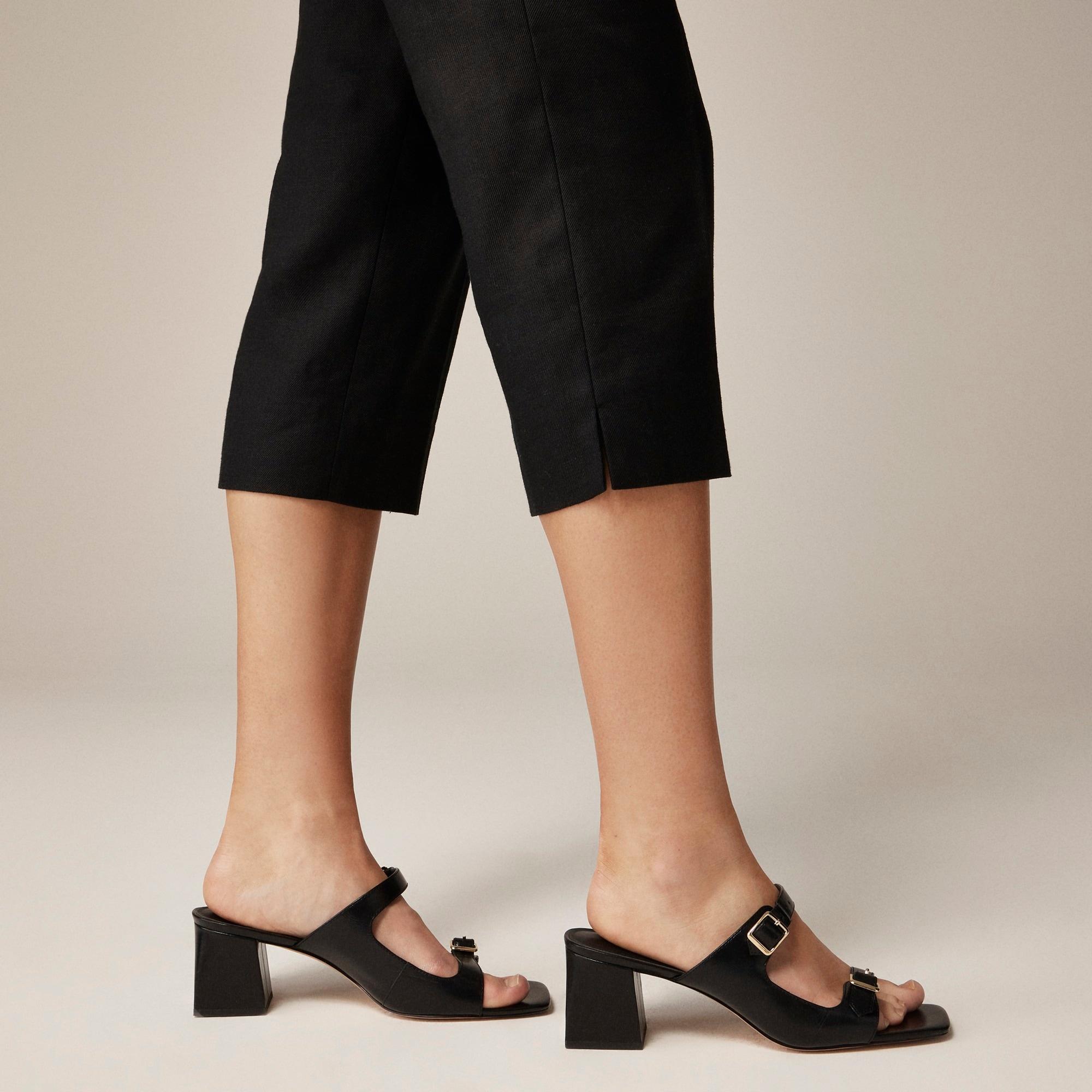 Kate capri pant in stretch linen blend Product Image