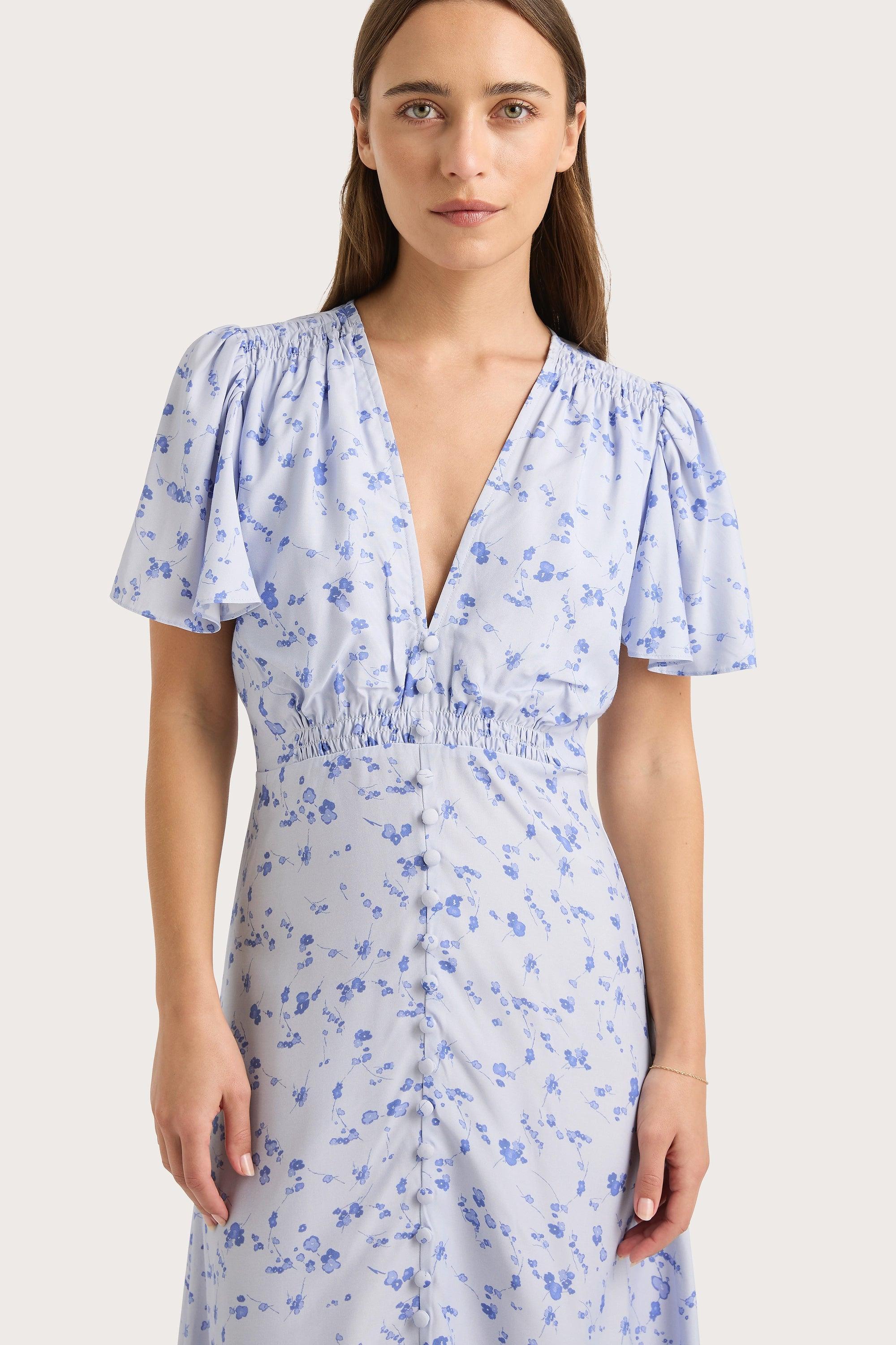 Tae Midi Dress Blossom Blue Product Image