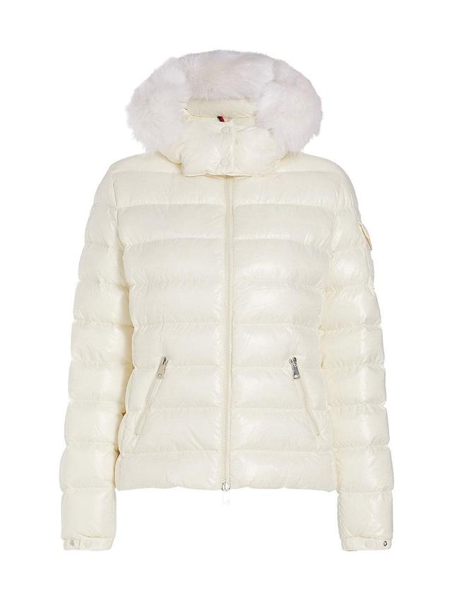 Moncler Badyf Down Jacket with Removable Faux Fur Trim Product Image