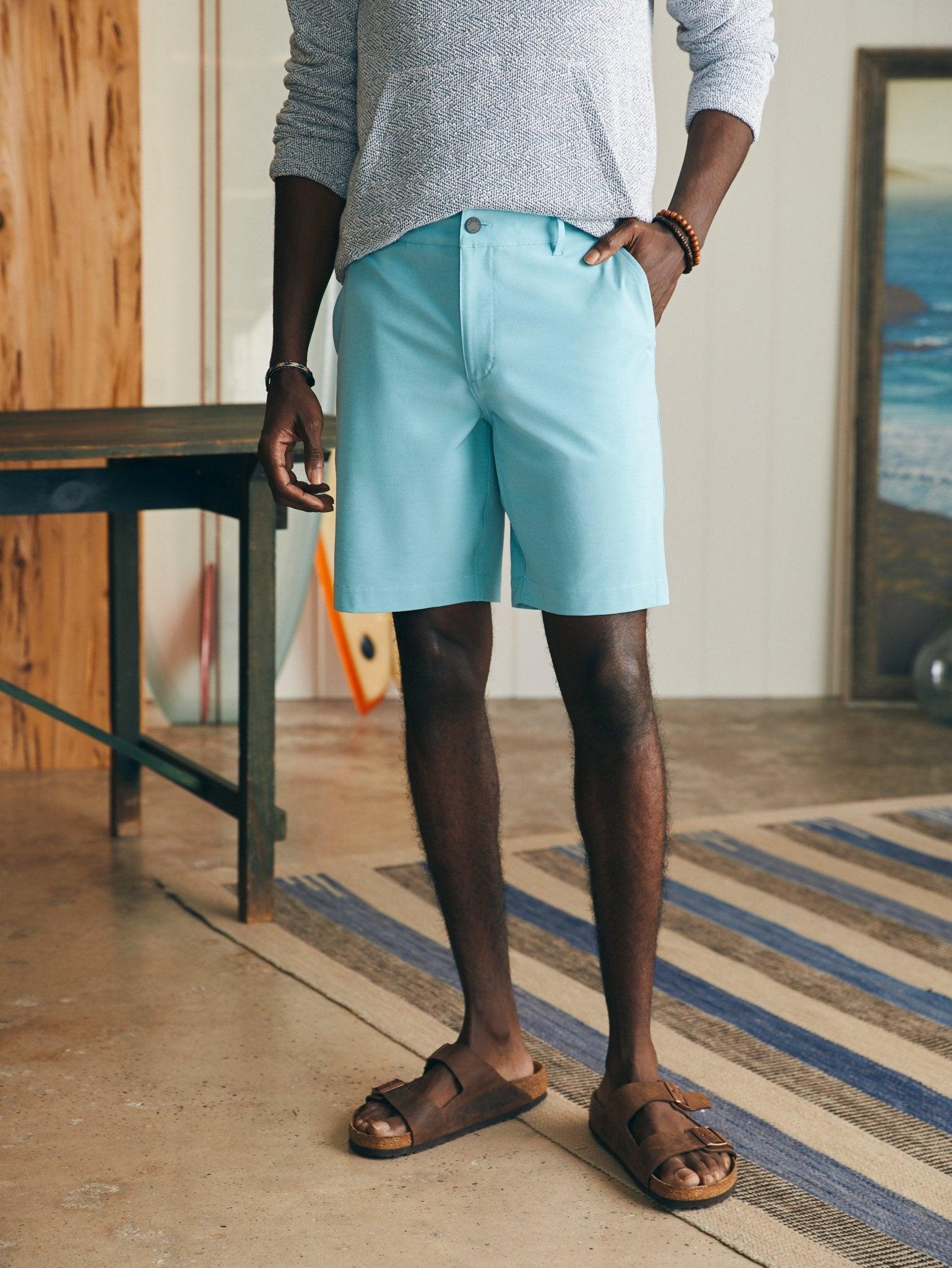 All Day Shorts (9" Inseam) - Turquoise Sky Male Product Image