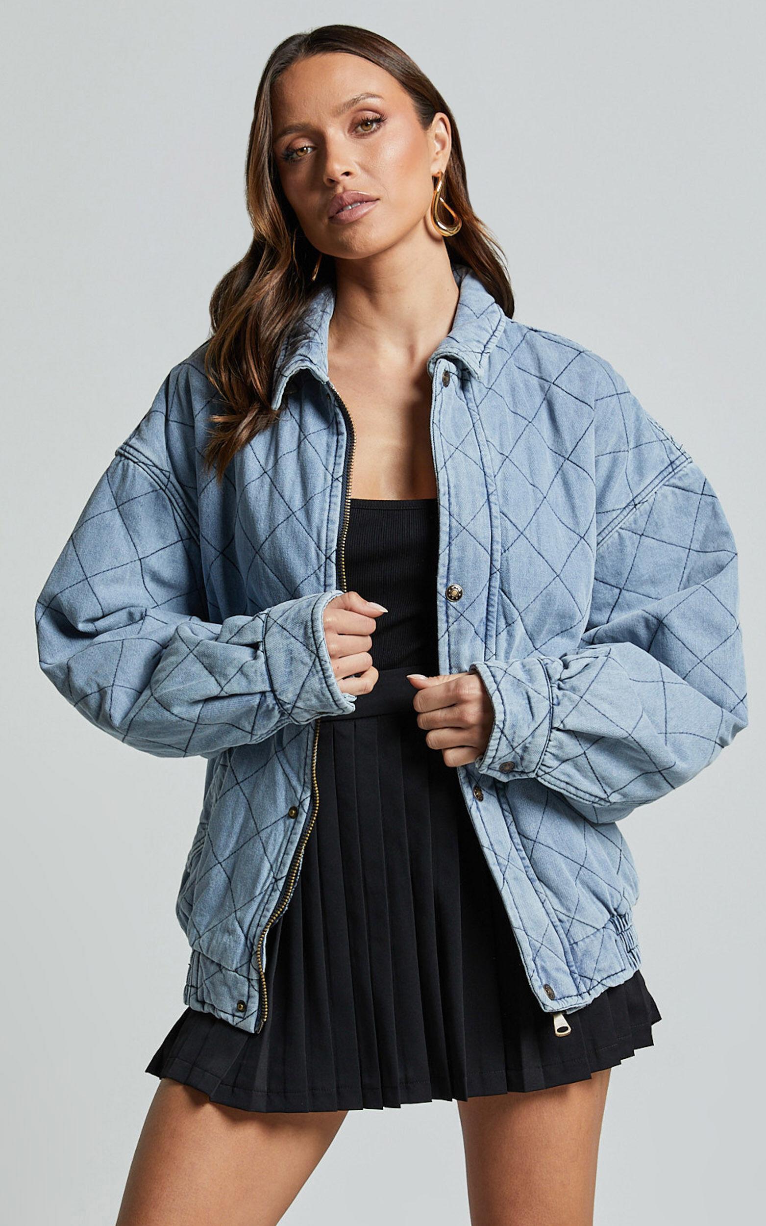 Lioness - Kenny Bomber in Light Denim product image