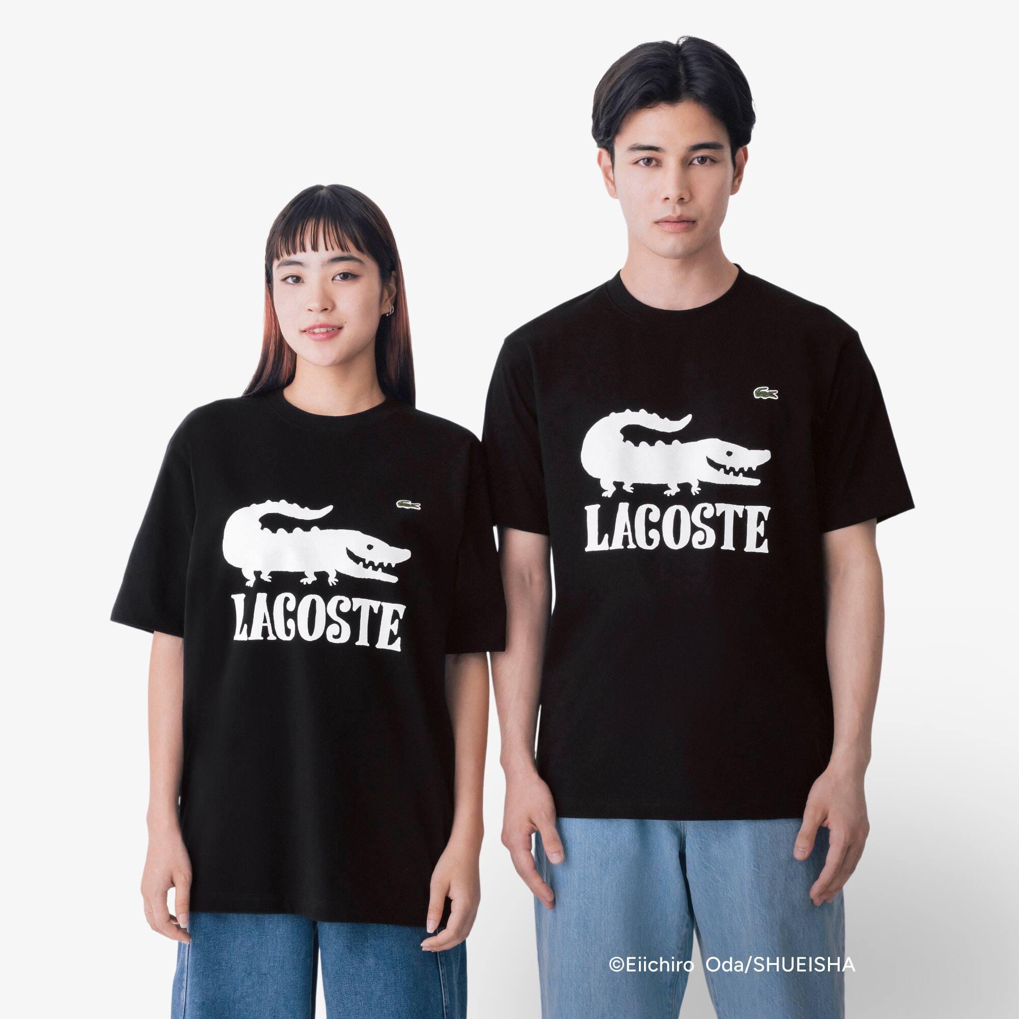 Lacoste x ONE PIECE logo printed T-shirt Product Image