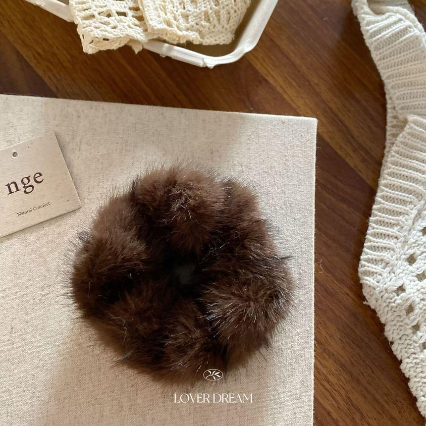 Faux Fur Scrunchie Product Image